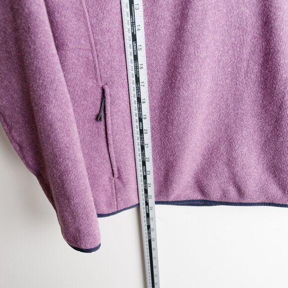 Patagonia Sweater Womens M Marsupial 1/4 Snap Pullover Violet Purple - Picture 9 of 13